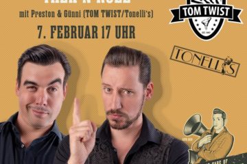 Heute 17 Uhr auf „Radio Preston Air“  2 Stunden Talk mit Günni (Drummer TOM TWIS