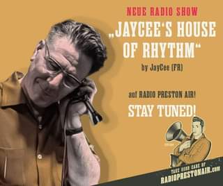 Ist möglicherweise ein Bild von 2 Personen und Text „NEUE RADIO SHOW "JAYCEE HOUSE OF RHYTHM" by JayCee (FR) auf RADIO PRESTON AIR! STAY TUNED! ESTO 2020 RADIOPRESTONAIR.COM OF TAKE GOOD CARE“